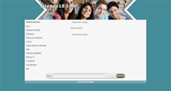 Desktop Screenshot of friends18.com